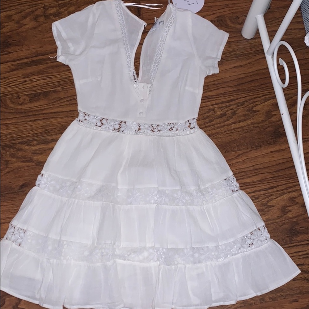 BRAND NEW! White lace dress!